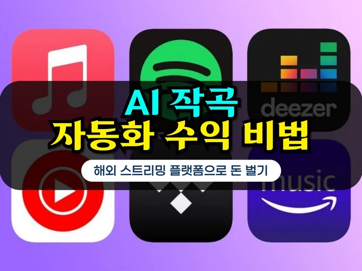 해외 스트리밍 플랫폼 수익 창출 AI 자동화 썸네일