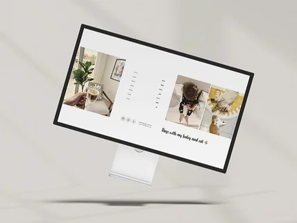 홈페이지형 블로그 스킨 디자인 템플릿