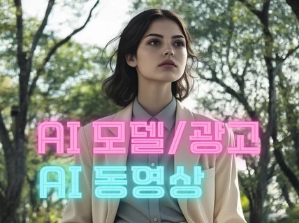 진짜 사람 같은 AI 모델 광고 제작 서비스
