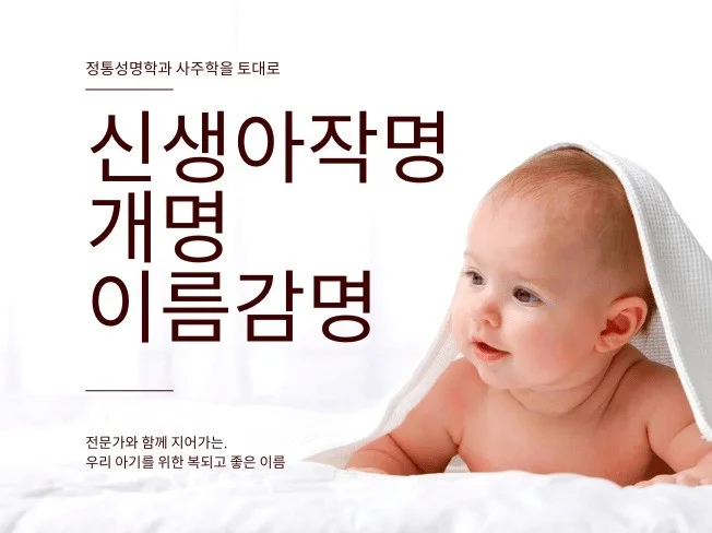 2. 신생아작명,일반..