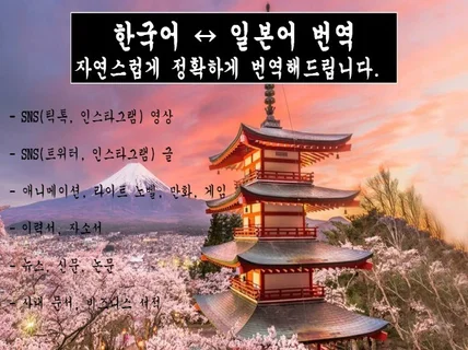 자연스러운 한일, 일한 번역