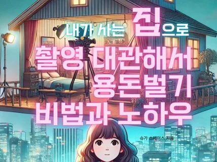 내가 사는 집으로 촬영 대관해서 용돈벌기 비법과 노하우