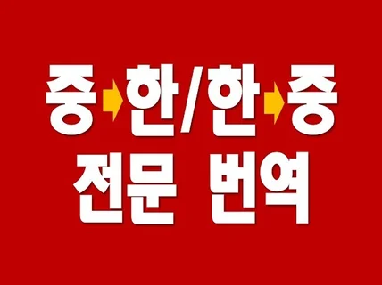 신속한 고품질 중국어 번역