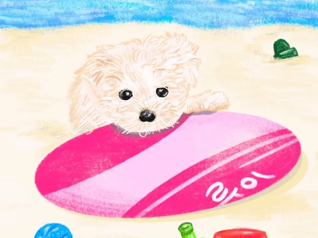 4. 강아지 그림 고..