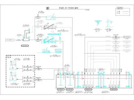 CAD캐드 , PnID,ISO-수처리, 환경플랜트 전문