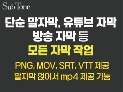 방송/쇼츠/릴스/유튜브 영상의 다양한 자막