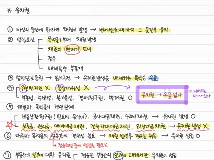 공인중개사 민법 비법 암기 노트 이것만 외우면 끝