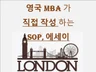 영국MBA가 직접 작성하는 SOP, Essay