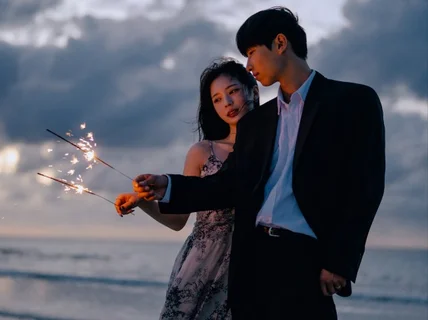 기억 속 따스한 빛 루모르 스냅 웨딩 커플 개인
