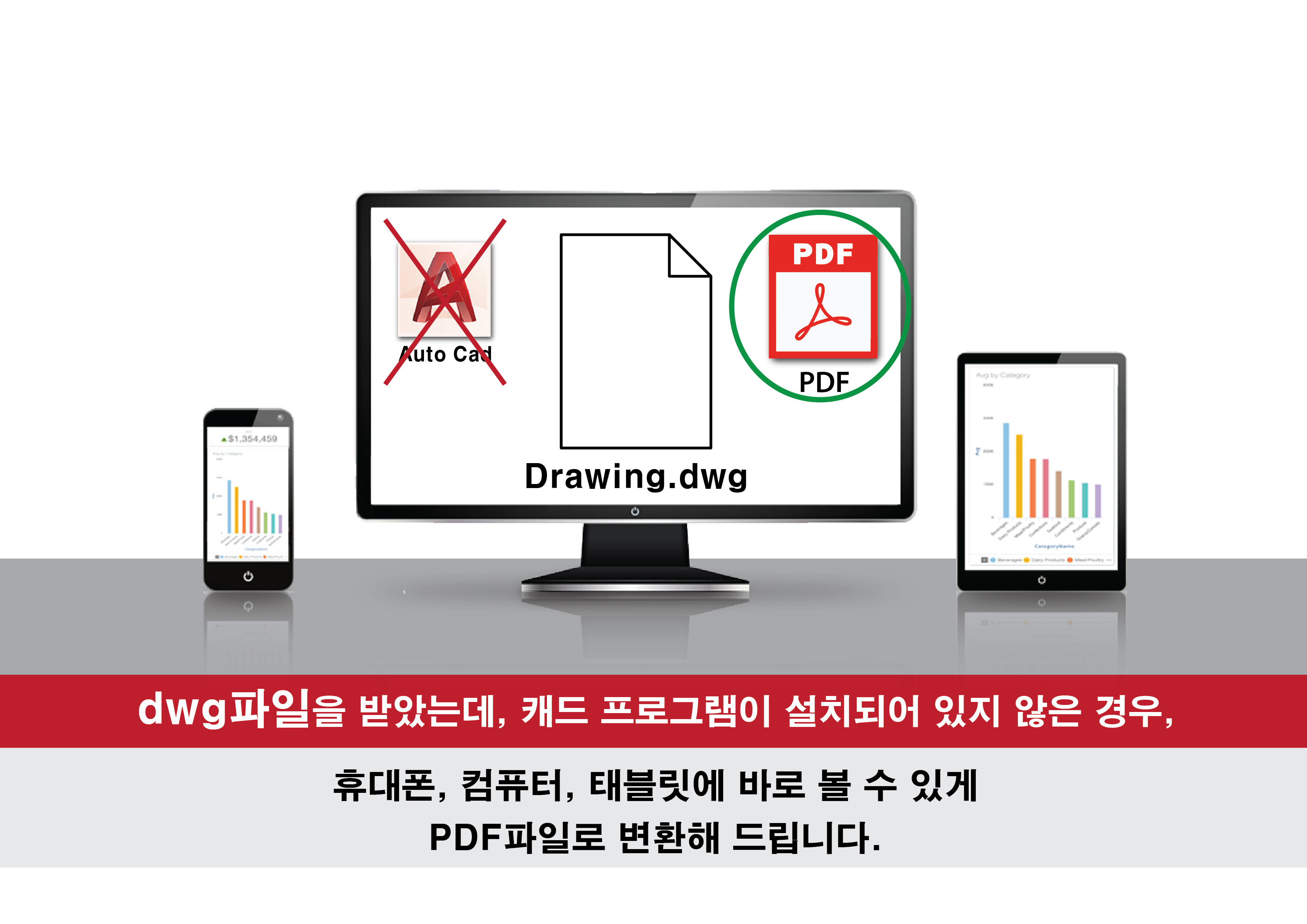 캐드파일dwg Pdf로 변환 크몽