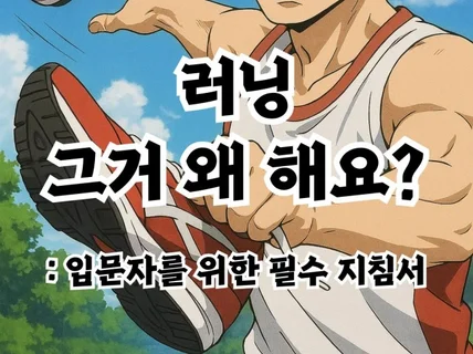 러닝 그거 왜 해요 런린이들을 위한 러닝 입문 지침서
