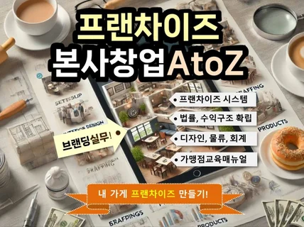 프랜차이즈 AtoZ, 프랜차이즈브랜딩, 본사만드는노하우