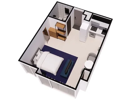 아이소메트릭 분양자료 CG 평면도 인테리어 스케치업