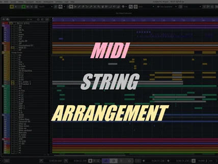 장르 가리지 않고 스트링 탑라인, 전체편곡 작업합니다.