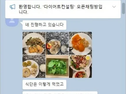 온라인 - 다이어트 컨설팅, 피드백 프로그램