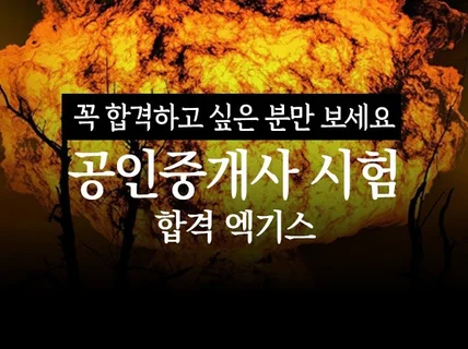 공인중개사 합격 공부법 노하우 엑기스