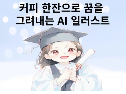 커피 한잔으로 꿈을 그려내는 AI 일러스트