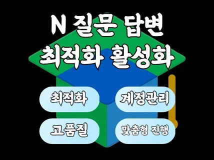 포털 질문답변 지식글 QA발행 최적화 노출 서비스