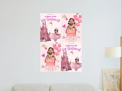 강아지·커플·가족 맞춤 포스터 디자인 인테리어