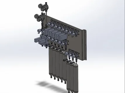 기계, 제품, 제작 도면, 3D, 설계합니다.