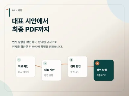 장문 원고를 끝까지 읽히는 PDF 전자책으로 설계합니다