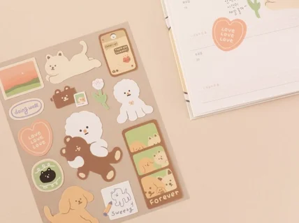 브랜드 가치를 높일 스티커 굿즈 디자인 제작