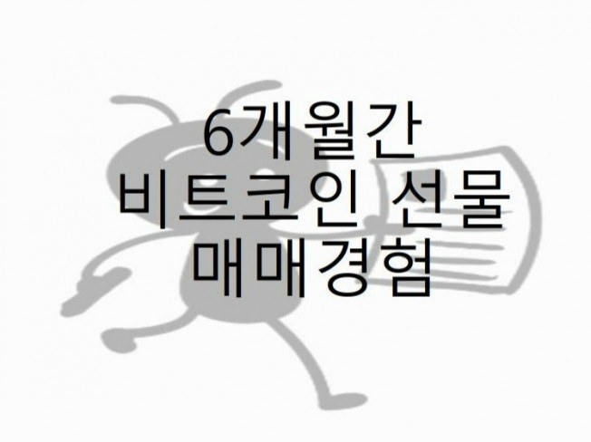 코인해외선물 6개월의 경험을 드립니다.