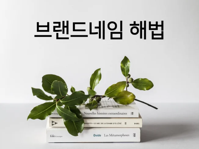 5. 매력적인 브랜드..