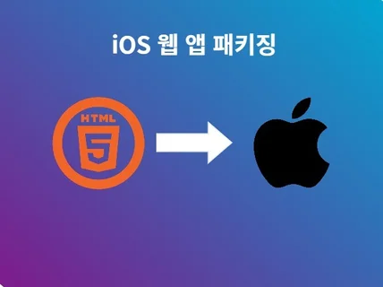 iOS 웹 앱 패키징