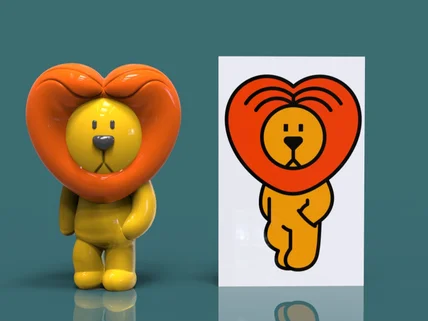 2D캐릭터 제작 3D 모델링 및 애니메이션 제작 입니다