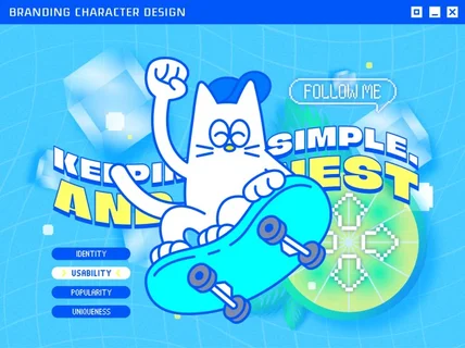 시선고정, 트랜디한 캐릭터 브랜딩｜YH DESIGN