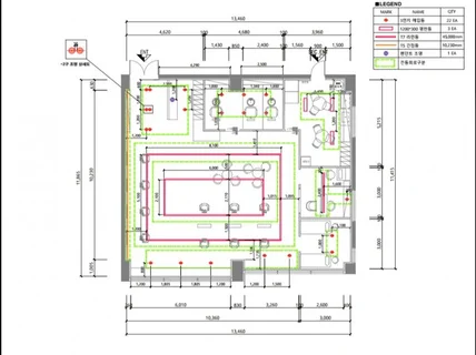 인테리어 캐드도면 작업해 드립니다.