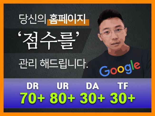 구글 도메인 점수 DR DA TF 관리 SEO 최적화