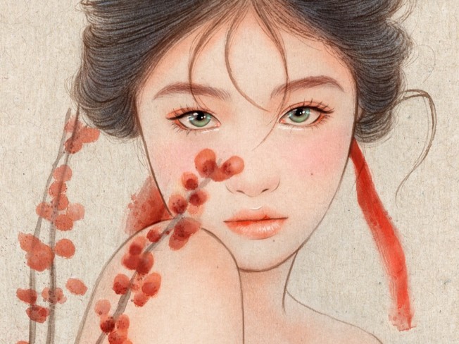 동양화 한국화 수묵 초상화 그림을 그려드립니다.