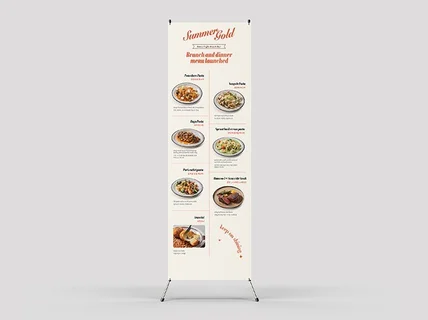 행사/카페/식당/콘서트 등 실내·실외 X-배너 제작
