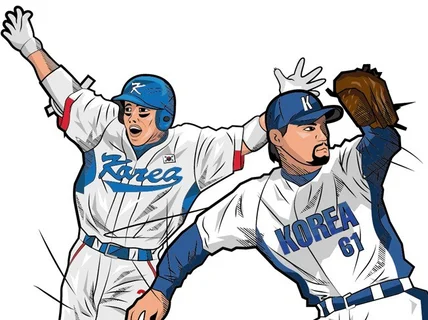 스포츠 선수 인물 팬아트 일러스트 드로잉