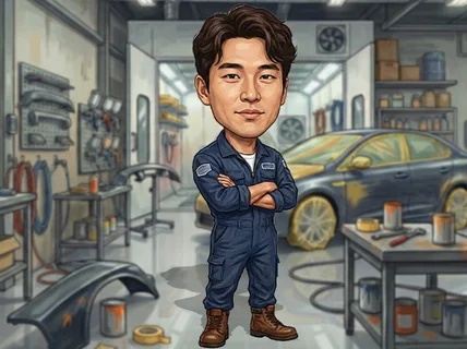 맞춤 비즈니스, 팬아트, 커스텀 캐리커쳐 작업해드립니다