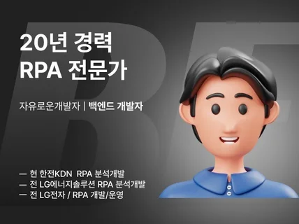 20년 경력 백엔드개발자 컨설팅