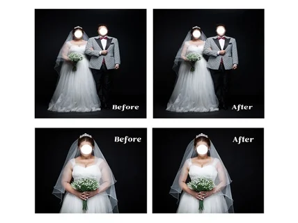 24시 꼼꼼하고 깔끔, 정확하게 보정, 합성 작업해 드립니다.