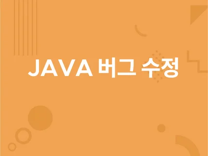 Java / Spring 개발, 버그, 유지보수