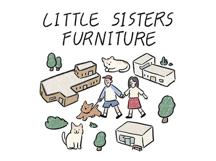 자유로운 느낌의 일러스트와 깔끔한 라인 드로잉