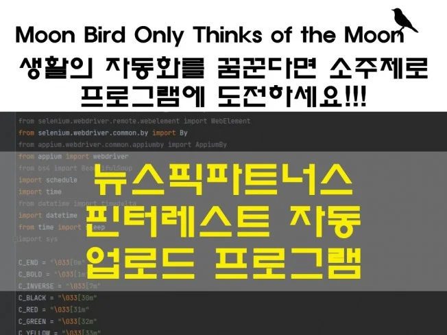 핀터레스트 자동 핀 프로그램