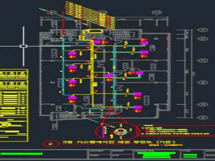 1CMH 시스템 에어컨 도면 수정 해드립니다.