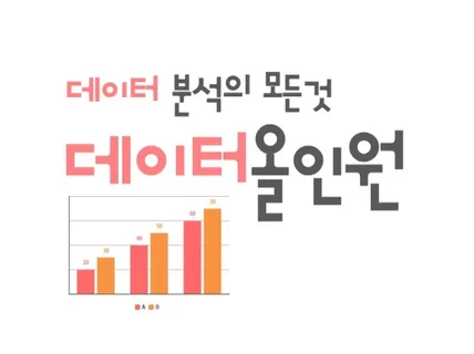 데이터 분석을 올인원으로 도와드립니다.