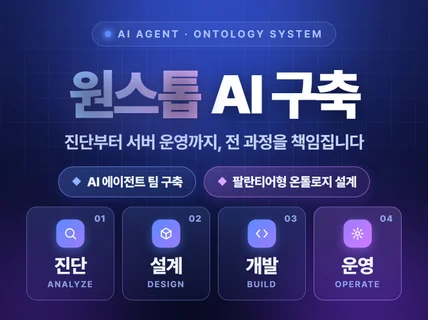맞춤형 AI 자동화 시스템 진단/구축/운영 에이젠트개발