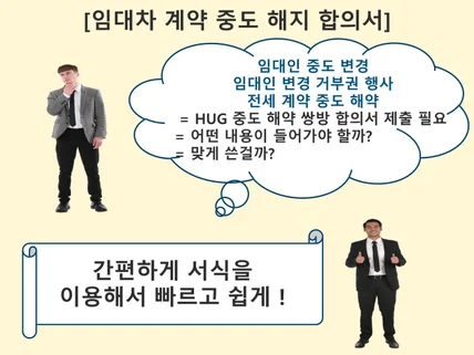 임대차 계약 해지 합의서 서식