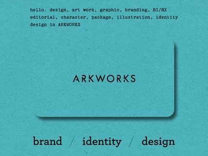 로고디자인, 브랜드 디자인∙가이드 전문가 ARKWORKS - 크몽