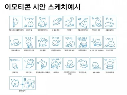 카톡 이모티콘 작가가 이모티콘 제작해 드립니다