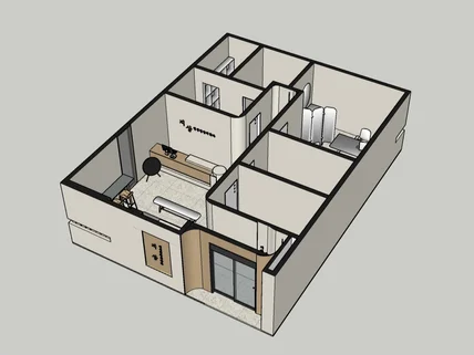 인테리어 3D모델링 작업//