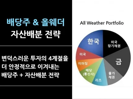 배당주 투자  올웨더 포트폴리오 자산배분 전략